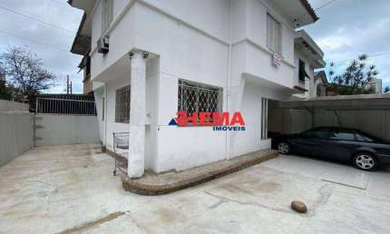 Sobrado com 3 dormitórios para alugar, 133 m² por R$ 7.315,01/mês - Aparecida - Santos/SP