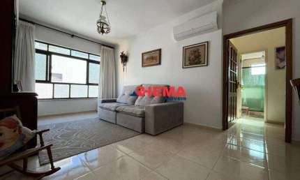 Apartamento com 2 dormitórios para alugar, 110 m² por R$ 5.000,20/ano - Ponta da Praia - Santos/SP
