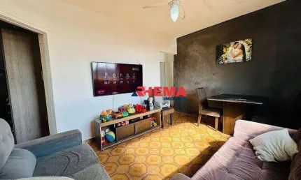 Apartamento com 3 dormitórios à venda, 79 m² por R$ 360.000,00 - Macuco - Santos/SP