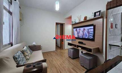Apartamento com 1 dormitório à venda, 59 m² por R$ 400.000,00 - Embaré - Santos/SP