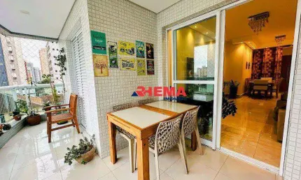 Apartamento com 2 dormitórios à venda, 80 m² por R$ 1.270.000,00 - Gonzaga - Santos/SP