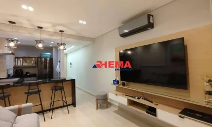 Kitnet com 1 dormitório à venda, 38 m² por R$ 690.000,00 - Gonzaga - Santos/SP