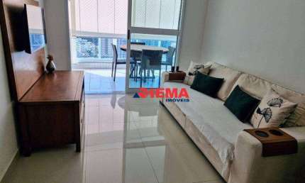 Apartamento com 2 dormitórios para alugar, 77 m² por R$ 5.500,01/mês - José Menino - Santos/SP