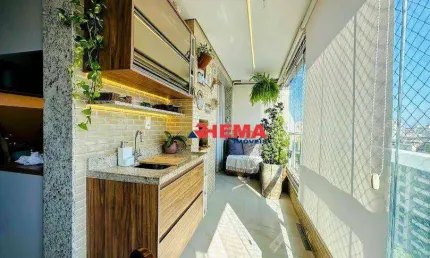 Apartamento com 2 dormitórios à venda, 94 m² - Gonzaga - Santos/SP