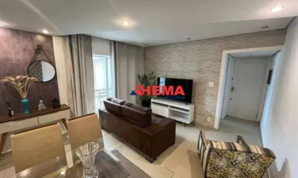 Apartamento com 2 dormitórios à venda, 73 m² por R$ 380.000,00 - Campo Grande - Santos/SP