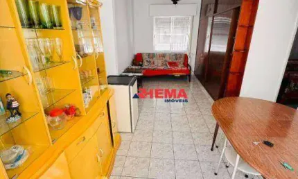 Apartamento com 1 dormitório para alugar, 55 m² por R$ 3.050,00/mês - Marapé - Santos/SP