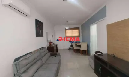Apartamento com 1 dormitório à venda, 60 m² por r$ 490.000,00 - gonzaga - santos/sp