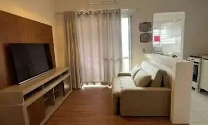 Apartamento com 1 dormitório para alugar, 47 m² - Boqueirão - Santos/SP