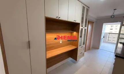 Apartamento com 2 dormitórios para alugar, 87 m² por r$ 8.500,01/mês - gonzaga - santos/sp