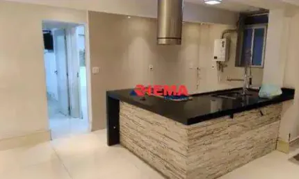 Apartamento com 2 dormitórios para alugar, 60 m² por R$ 6.000,01/mês - Boqueirão - Santos/SP