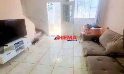 Casa com 2 dormitórios à venda, 78 m² por R$ 310.000,00 - Vila Matias - Santos/SP