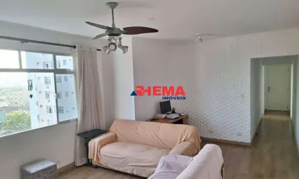 Apartamento com 2 dormitórios à venda, 90 m² por r$ 520.000,00 - embaré - santos/sp