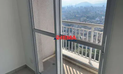 Sala para alugar, 41 m² por r$ 2.400,01/mês - vila matias - santos/sp