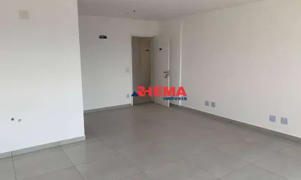 Sala para alugar, 41 m² por r$ 2.400,01/mês - vila matias - santos/sp