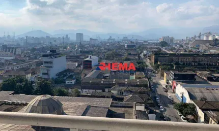 Sala para alugar, 42 m² por r$ 2.200,01/mês - vila matias - santos/sp