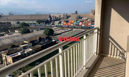 Sala para alugar, 41 m² por r$ 2.000,01/mês - vila matias - santos/sp