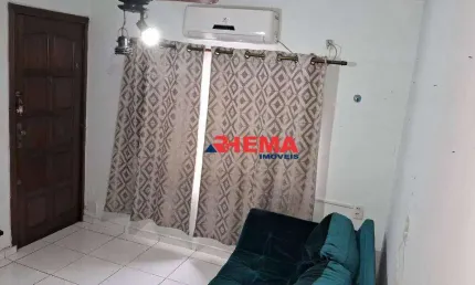 Apartamento com 2 dormitórios à venda, 45 m² por r$ 300.000,00 - aparecida - santos/sp
