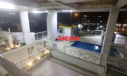 Apartamento com 1 dormitório para alugar, 58 m² por R$ 2.441,00/mês - Mirim - Praia Grande/SP