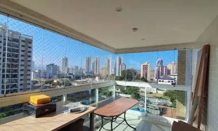 Apartamento com 3 dormitórios para alugar, 120 m² por r$ 11.000,01/ano - ponta da praia - santos/sp