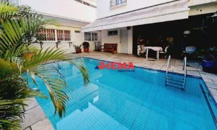 Sobrado com 5 dormitórios para alugar, 314 m² por R$ 16.000,01/mês - Boqueirão - Santos/SP