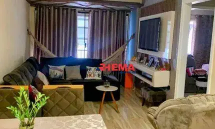 Apartamento com 2 dormitórios à venda, 90 m² por r$ 480.000,00 - ponta da praia - santos/sp