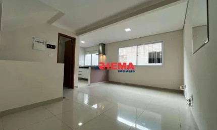 Sobrado com 2 dormitórios para alugar, 100 m² por R$ 3.400,02/ano - Macuco - Santos/SP