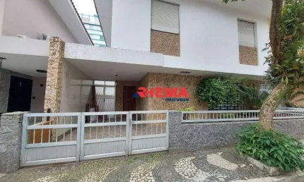 Sobrado com 4 dormitórios para alugar, 160 m² por R$ 6.300,01/mês - Aparecida - Santos/SP