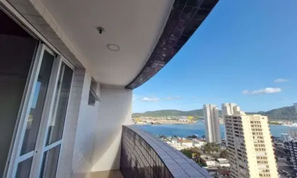 Sala à venda, 88 m² por r$ 920.000,00 - ponta da praia - santos/sp
