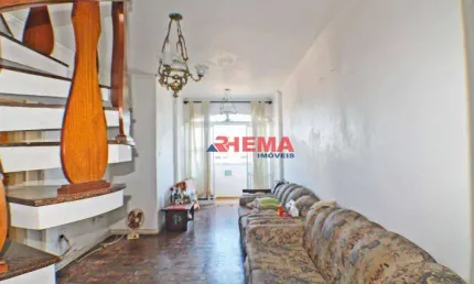 Cobertura com 3 dormitórios à venda, 200 m² por R$ 650.000,00 - Aparecida - Santos/SP