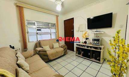 Apartamento com 2 dormitórios à venda, 42 m² por R$ 270.000,00 - Aparecida - Santos/SP