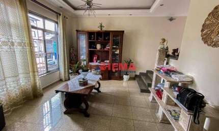 Sobrado com 4 dormitórios à venda, 219 m² por R$ 1.390.000,00 - Campo Grande - Santos/SP