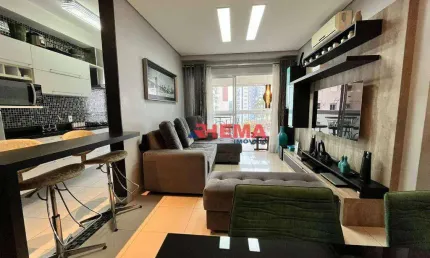 Apartamento com 3 dormitórios à venda, 99 m² por r$ 1.150.000,00 - josé menino - santos/sp