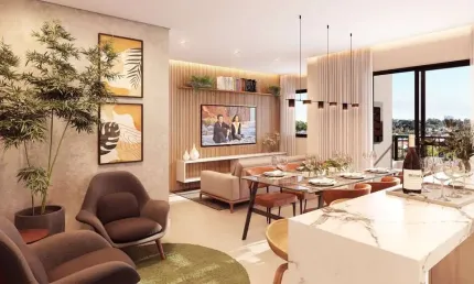 Apartamento com 3 quartos à venda na Rua Deputado Nilson Ribas, 776, Seminário, Curitiba, 130 m2 por R$ 1.240.548