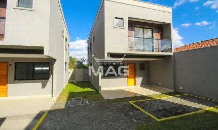 Casa em condomínio fechado com 3 quartos à venda na rua paula prevedello gusso, 262, boa vista, curitiba por r$ 640.000