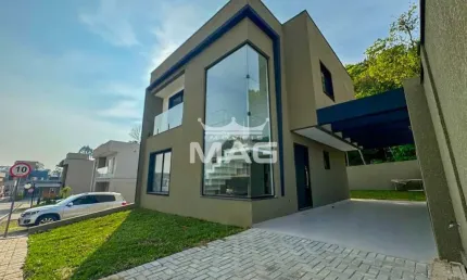 Casa em condomínio fechado com 3 quartos à venda na Neriman Nezetli, 30, Campo Pequeno, Colombo por R$ 899.900