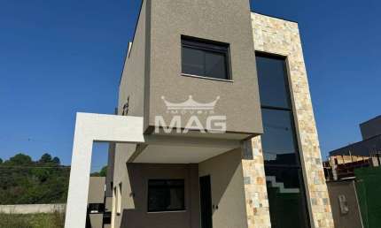 Casa em condomínio fechado com 3 quartos à venda na Rua Irma Schreiner Maran, 503, Santa Cândida, Curitiba por R$ 769.900