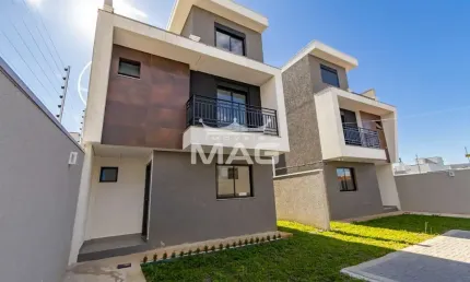 Casa em condomínio fechado com 4 quartos à venda na Rua Tucum, 26, Uberaba, Curitiba por R$ 749.000