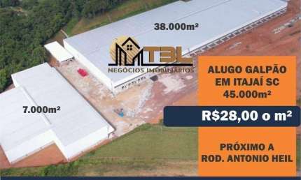 Barracão / Galpão / Depósito para alugar no Quilometro 12, Itajaí 