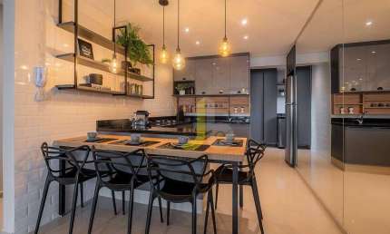 Apartamento próximo ao Shopping com uma suíte mais um dormitório - Centro - Cascavel/PR