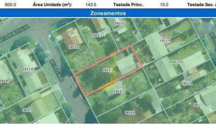 Terreno à venda, 600 m² por R$ 360.000 - Cascavel Velho - Cascavel/PR
