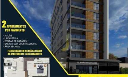 Apartamento com 3 suítes ao lado do clube comercial  147 m² por R$ 890.000 - Coqueiral - Cascavel/PR
