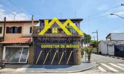Sobrado para Locação em Guarulhos, Parque Renato Maia, 3 dormitórios, 1 suíte, 2 banheiros, 2 vagas