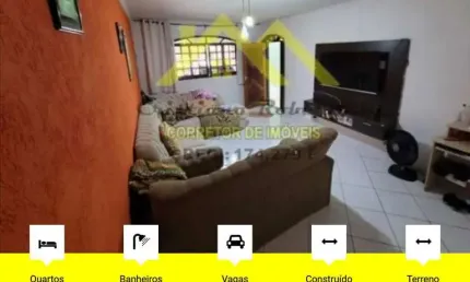 Sobrado para Venda em Guarulhos, Parque Flamengo, 3 dormitórios, 2 banheiros, 2 vagas