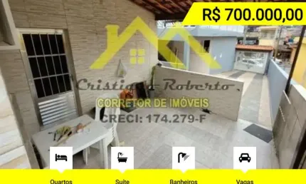 Casa para Venda em Guarulhos, Jardim Bela Vista, 3 dormitórios, 1 suíte, 5 banheiros, 5 vagas