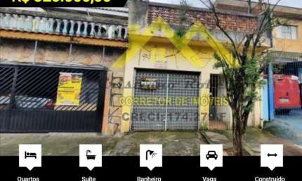 Casa para Venda em Guarulhos, Jardim Bela Vista, 2 dormitórios, 1 suíte, 1 banheiro, 1 vaga