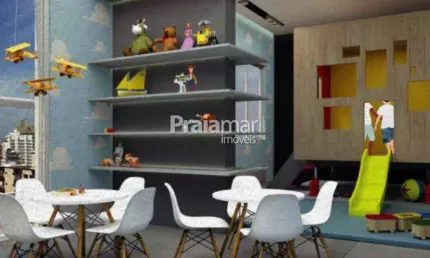 Apartamento 01 dormitórios | 01 banheiro i 01 vaga de garagem i boqueirão - praia grande.