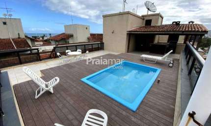 COBERTURA DUPLEX NO JARDIM VIRGÍNIA COM VISTA PARA O MAR - 4 DORMITÓRIOS - R$ 850.000