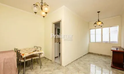 Amplo apto 01 dorm | 01 vaga | gonzaguinha/centro - s.v