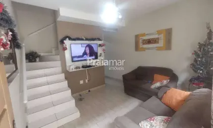 Casa em condomínio fechado com 2 quartos à venda na Vila Margarida, São Vicente 