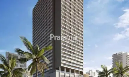 Flat | 01 Dorm | 01 Vagade garagem | 45m² | Tupi - Praia Grande.